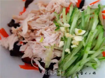 Make The cold hand tore the chicken step 14