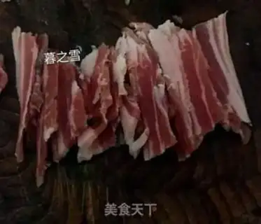 Make Ham fried doll food step 1