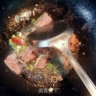 Make Ham fried doll food step 3