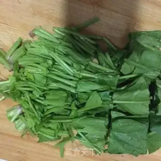 Make Spinach fried eggs step 0