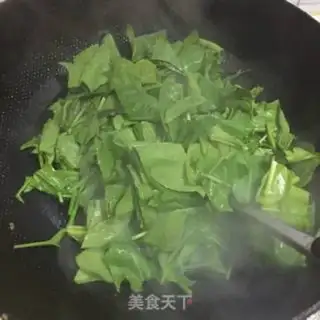 Make The spinach scab step 2