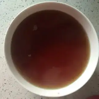 Make Black sugar rose milk tea step 1