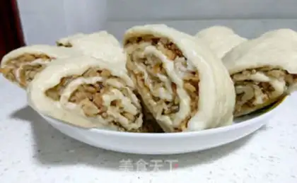 Make Plum rolls of mushrooms step 12