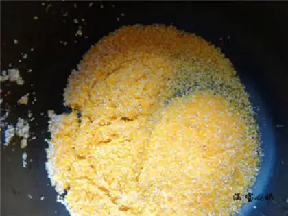 Make Red potato corn scum, rice porridge step 2