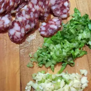 Make Weenie fried rice step 0