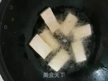 Make Garlic tofu step 3