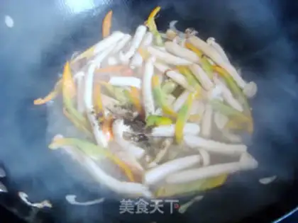 Make Pepper tea mushrooms step 4