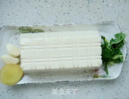 Make Ginger ester tofu step 0