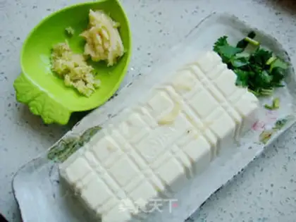 Make Ginger ester tofu step 1