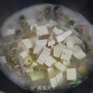 Make The tofu soup of the white fish step 6