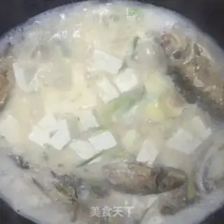 Make The tofu soup of the white fish step 7