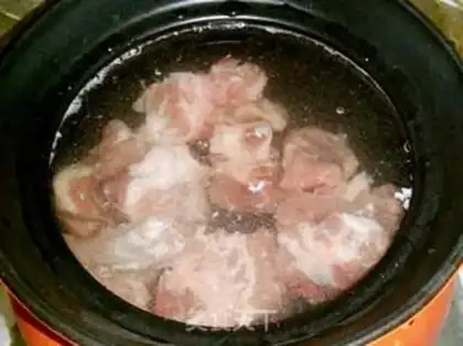 Make Tofu soup step 1