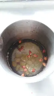 Make A little rice paste with red dates step 3