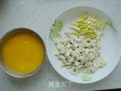 Make Gold tofu step 1