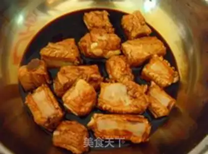 Make Sugar vinegar ribs step 1