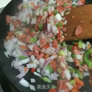 Make Little Pizza with the balls step 5
