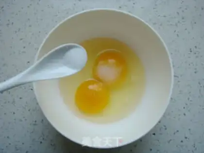 Make Ham water steams eggs step 1