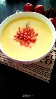 Make Ham water steams eggs step 6