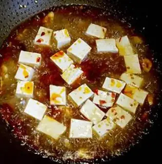 Make Spicy tofu step 6