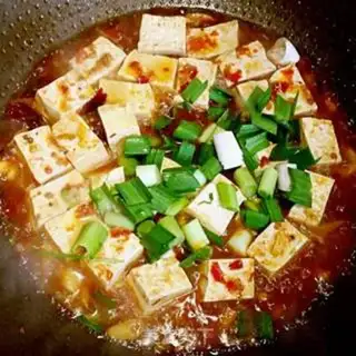 Make Spicy tofu step 7