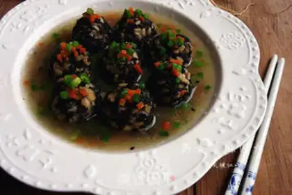 Make oatmeal sesame meatballs step 9