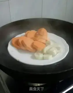 Make Potato meds and rice step 3