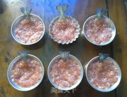 Make Creative shrimp cake step 6