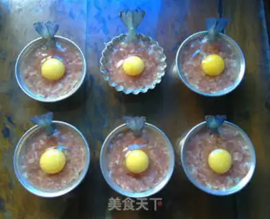 Make Creative shrimp cake step 7