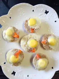 Make Creative shrimp cake step 9