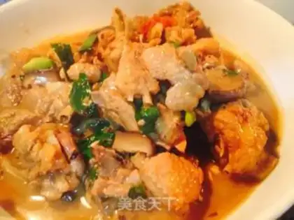 Make Chicken mushrooms step 9