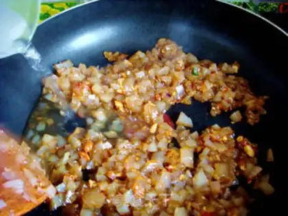 Make Soy sauce and sauerkraut step 5
