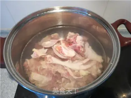 Make Chicken juice, Russian abalone step 1