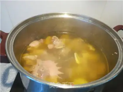 Make Chicken juice, Russian abalone step 4