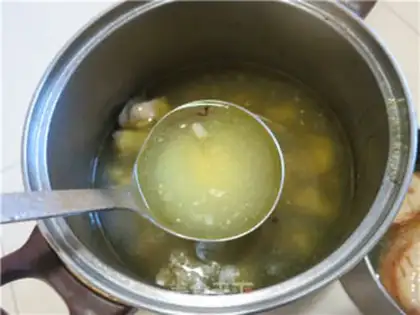Make Chicken juice, Russian abalone step 9
