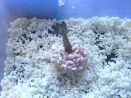 Make Shrimp rice round step 10