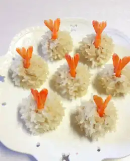 Make Shrimp rice round step 12