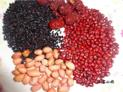 Make Red bean, black rice, porridge step 0