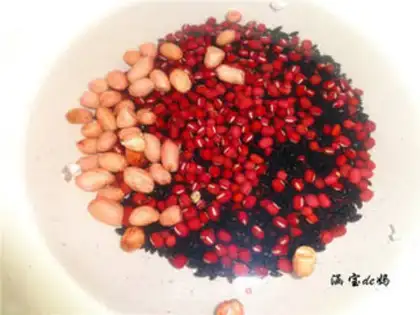 Make Red bean, black rice, porridge step 1