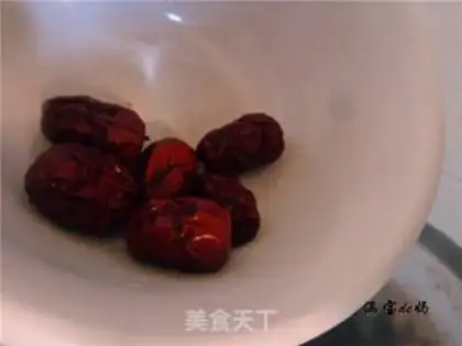 Make Red bean, black rice, porridge step 4