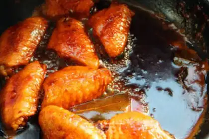 Make Red chicken wings step 8