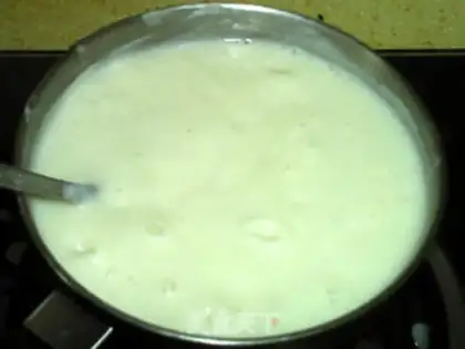 Make Qing Ji Yishan medicine and milk step 12