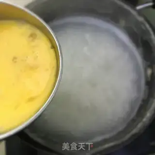 Make Egg porridge step 4