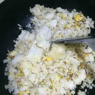 Make Soy sauce, fried rice step 2