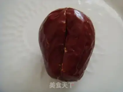 Make Red dates and walnuts step 2
