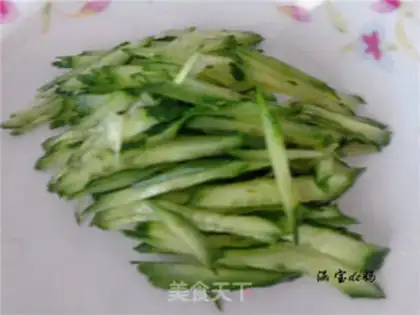 Make Silver cucumber step 1
