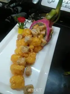 Make Flamingo shrimp ball step 5