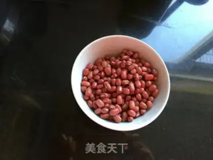 Make Chan Pi Cui round red bean soup step 1