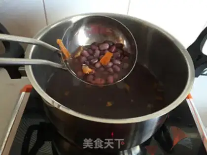 Make Chan Pi Cui round red bean soup step 4