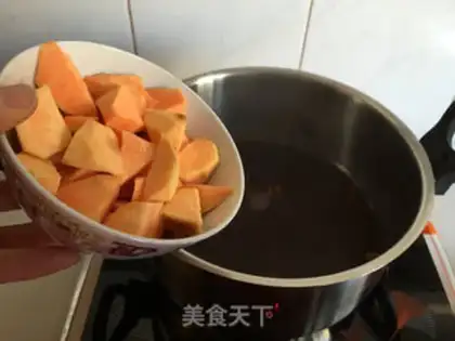 Make Chan Pi Cui round red bean soup step 5