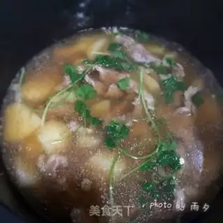 Make Cowweed potato soup step 10